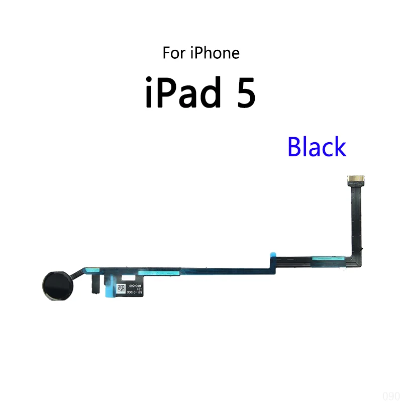 Home Button Fingerprint Scanner Touch ID Menu Return Sensor Flex Cable For iPad 5 A1822 A1893 2017 2018