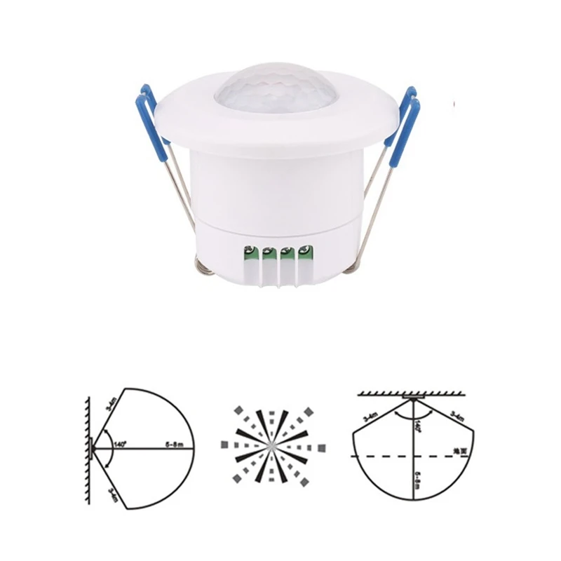 Sensor Zigbee inteligente de Graffiti portátil, Detector infrarrojo potente de 220V, Sensor de movimiento humano