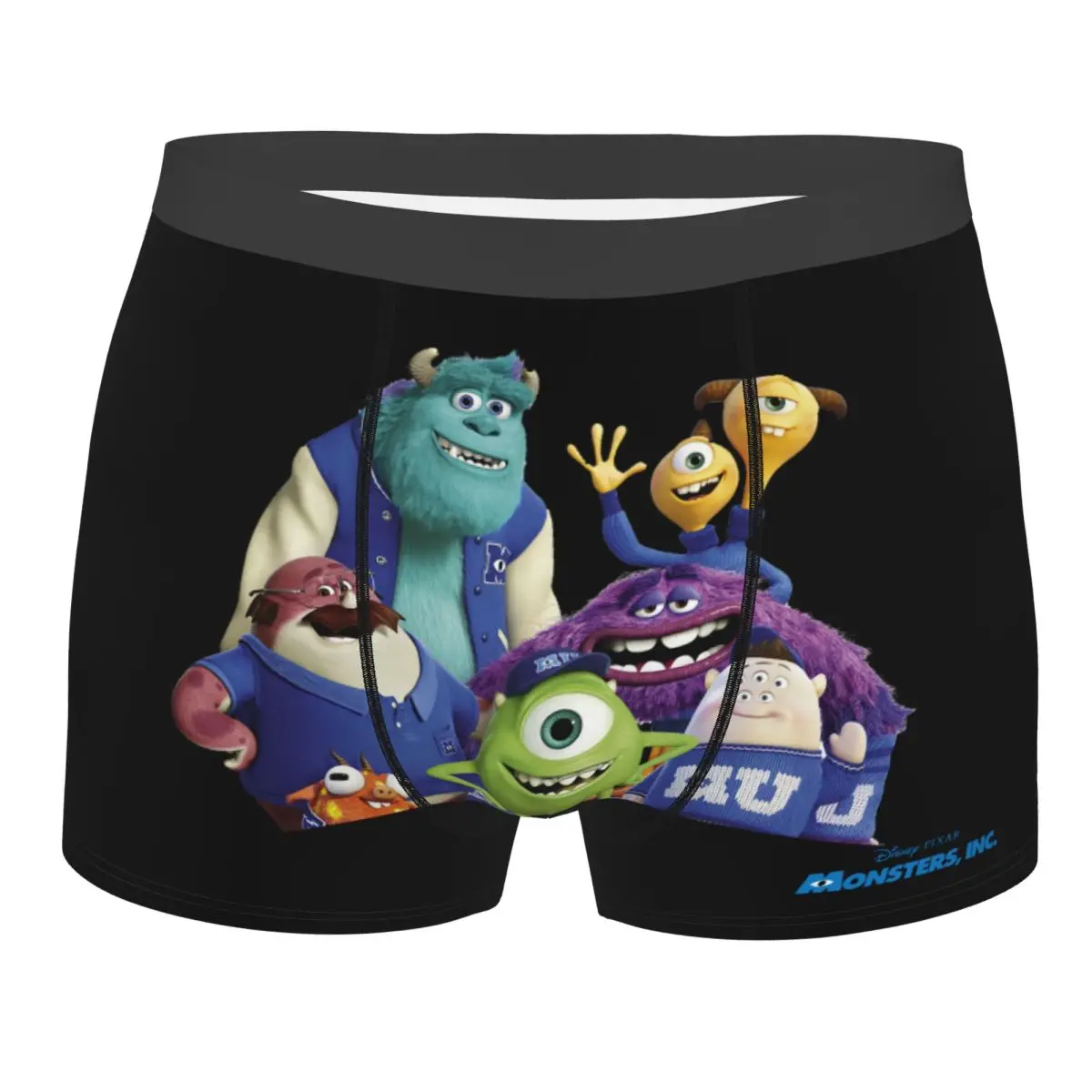 Disney Monsters University Sullivan Sullivan And Mike Underpants Homme Panties Men's Underwear Print Shorts Boxer Briefs