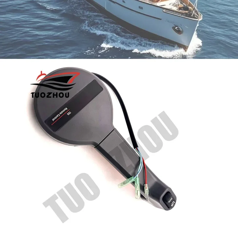 Throttle/shift handle with Trim &Tilt Switch for Yamaha Outboard Motor new Style 703  Remote Control Box 703-48221-10