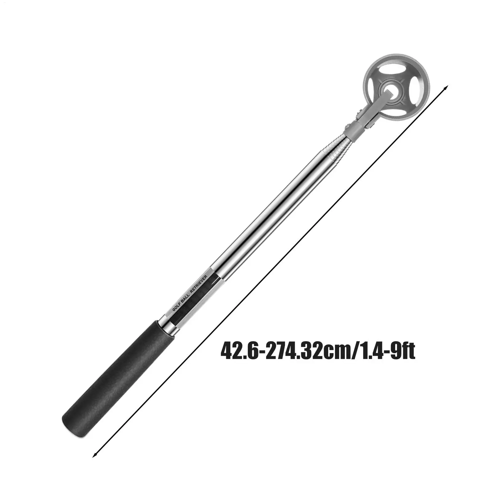 أداة استرداد كرة الجولف القابلة للتمديد، أداة جولف من الفولاذ المقاوم للصدأ، منتقي عمود الجولف، إكسسوارات رياضية للنساء في الهواء الطلق #5