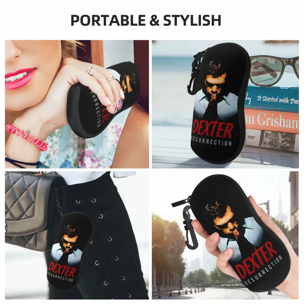 صندوق نظارات Dexter Morgan Tonight's The Night Glasses Case Printing Box TV Series Eyewear Box Ins Glasses Box