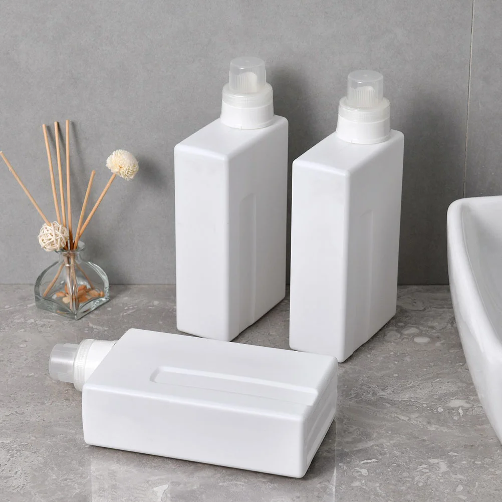 2 Pcs Laundry Detergent Bottle Sub-packaging Refillable Bottles Lotion Soap or Body Wash Storage for Containers Shampoo