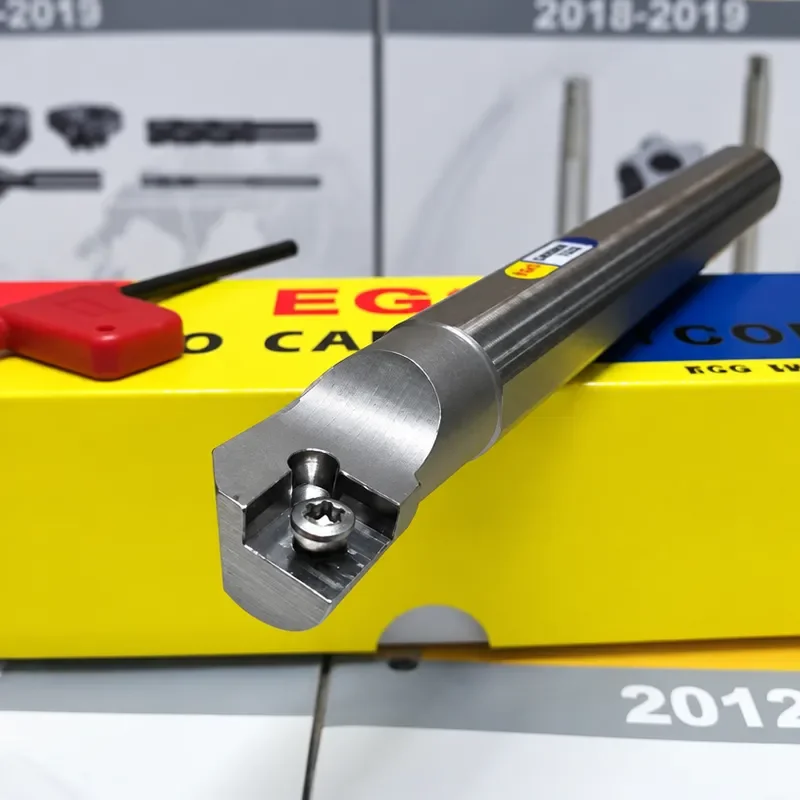 EGO Anti-vibration 42CrMo 4-5D CNC Inter Bore S20Q-SCLCR12 D20mm L180mm Tool Holder For Insert CCMT120404 Lathe Hardware
