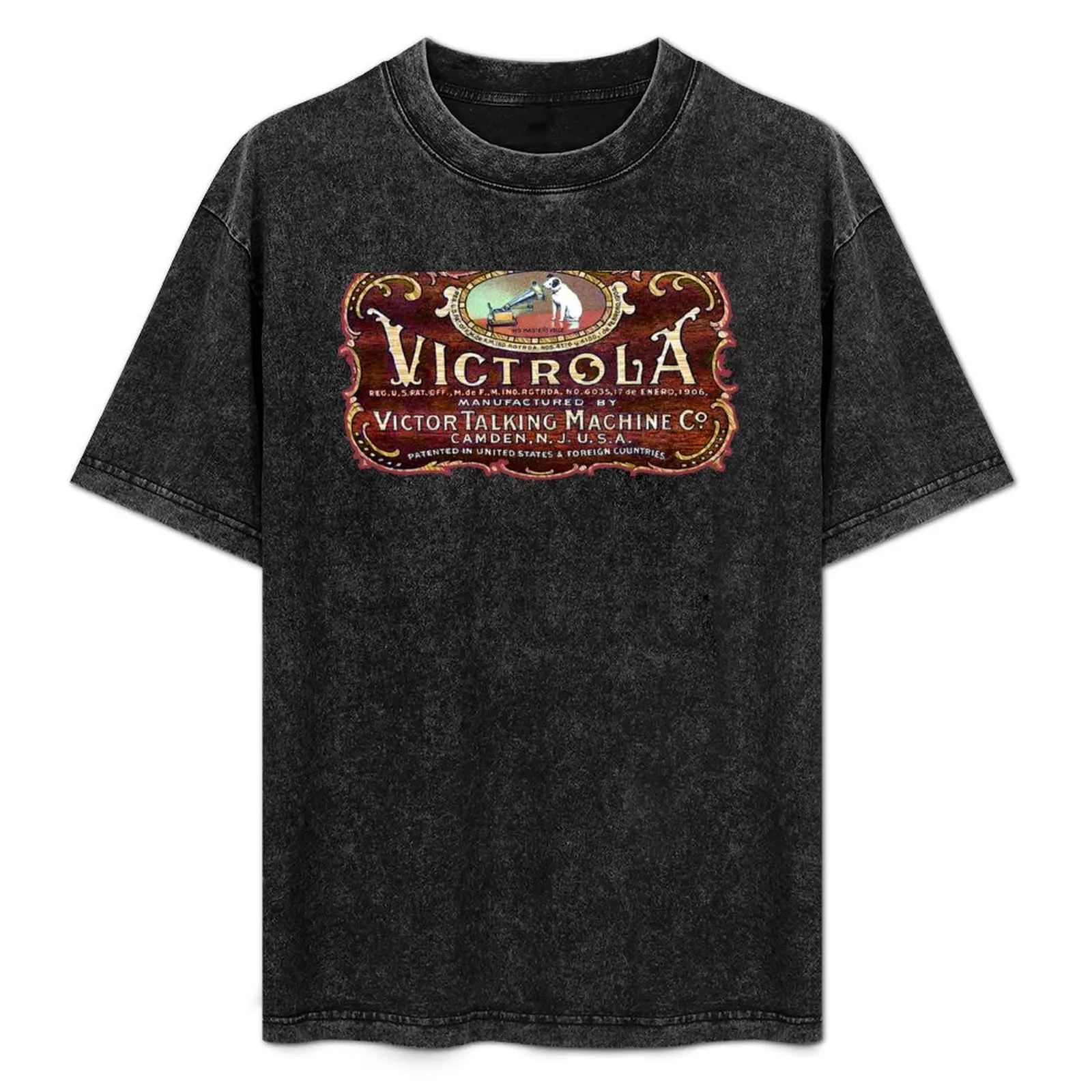 Vintage Victrola Talking Machine T-Shirt essential t shirt customizeds mens clothing