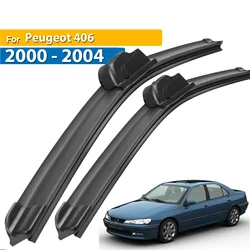 Erick's Wiper LHD Front Wiper Blades For Peugeot 406 2000 - 2004 Windshield Windscreen Clean Window Car Rain Brushes 24