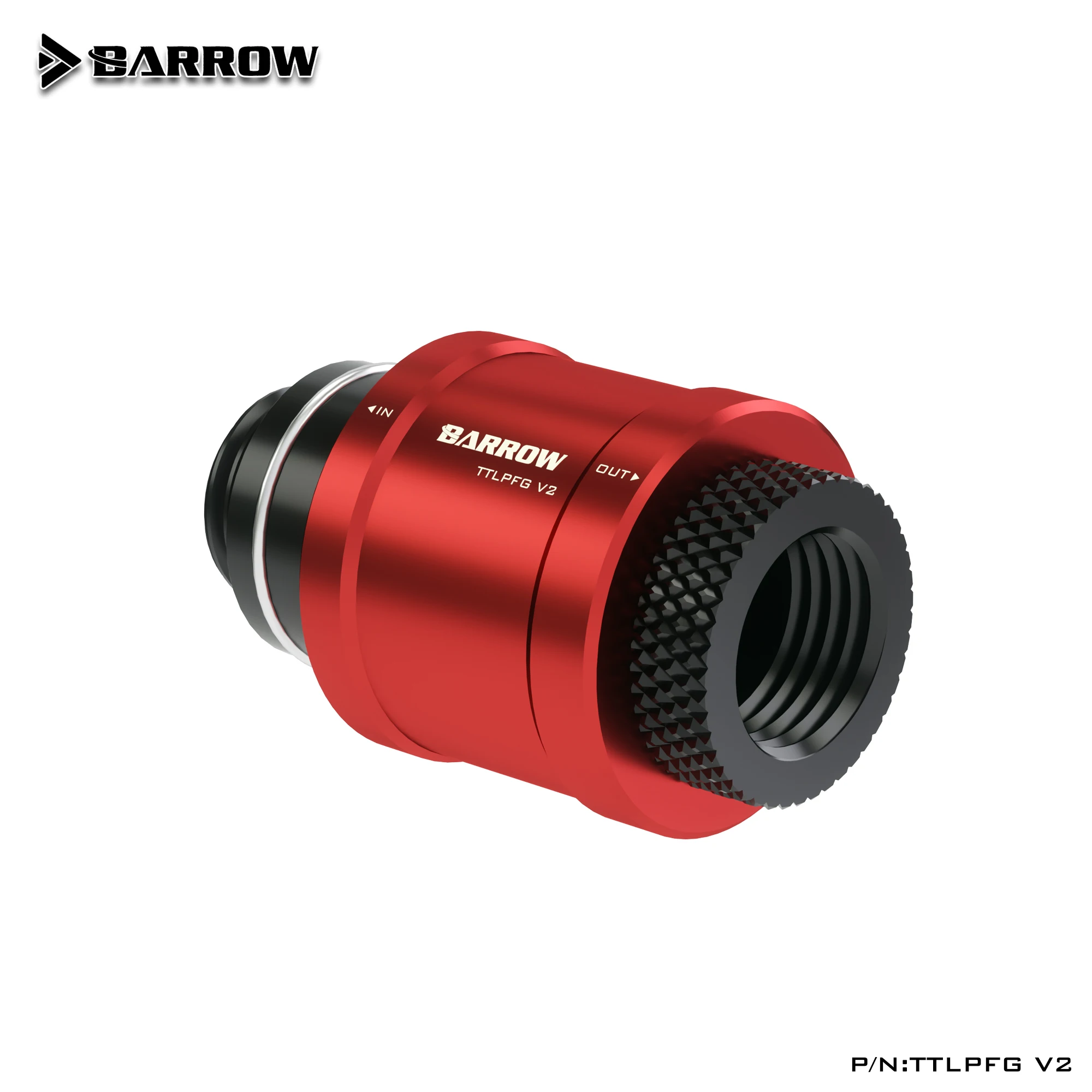 Barrow Water Cooling Male-Female Flat Push Type Stop Valve TTLPFG V2