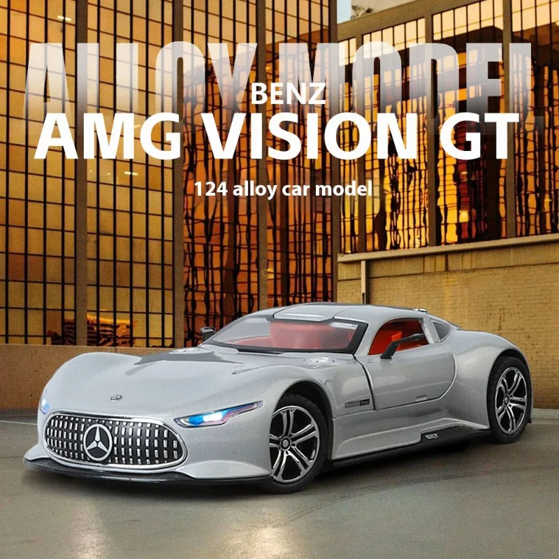 

1:24 Mercedes Benz AMG Vision GT New Concept Sport Car Alloy Diecast Car Model Computer Desktop Fine Decorative Ornament Present