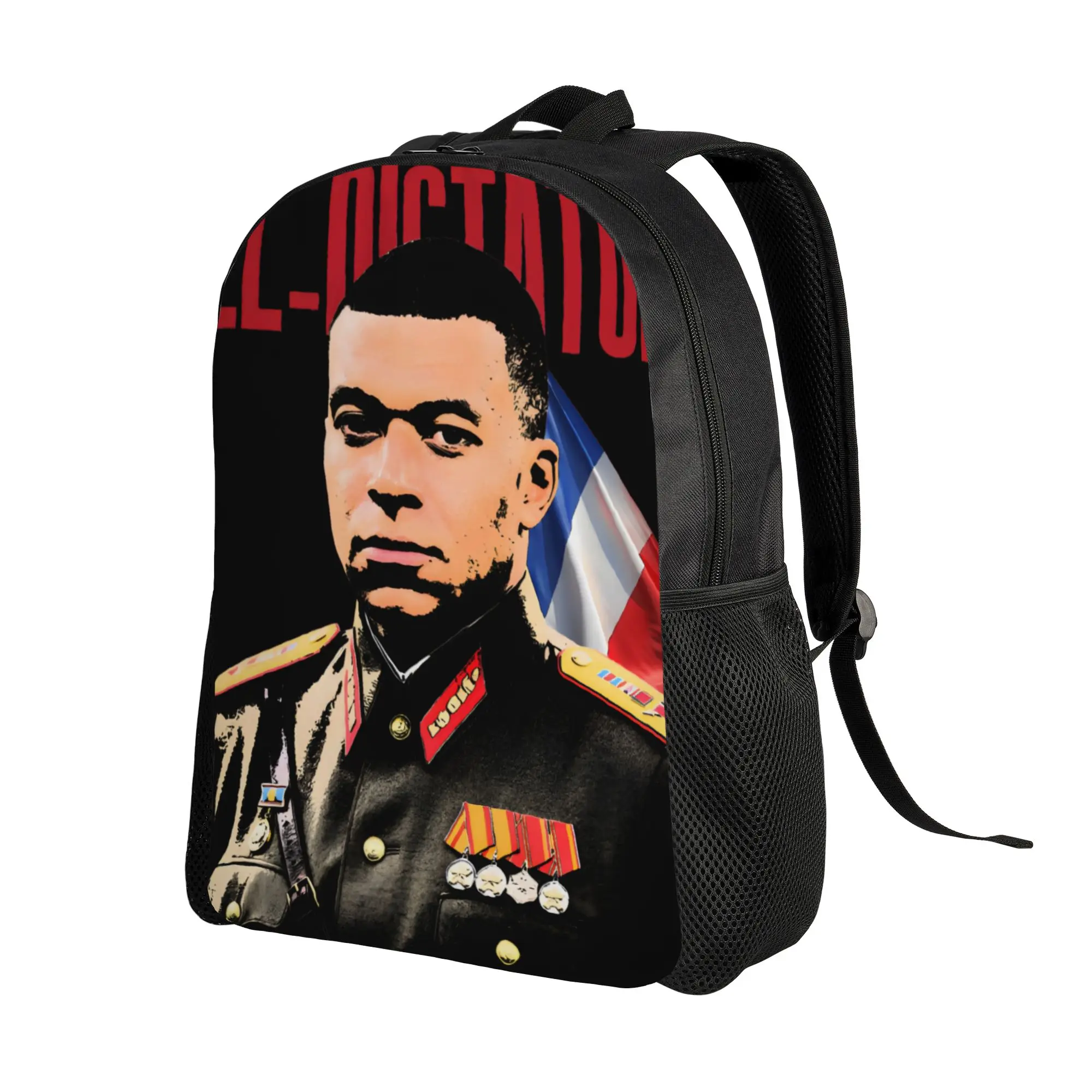 2026 Dictador Kylian Mbappe Meme Backpack  Elegant Backpacks Youth Workout Soft School Bags Designer Rucksack
