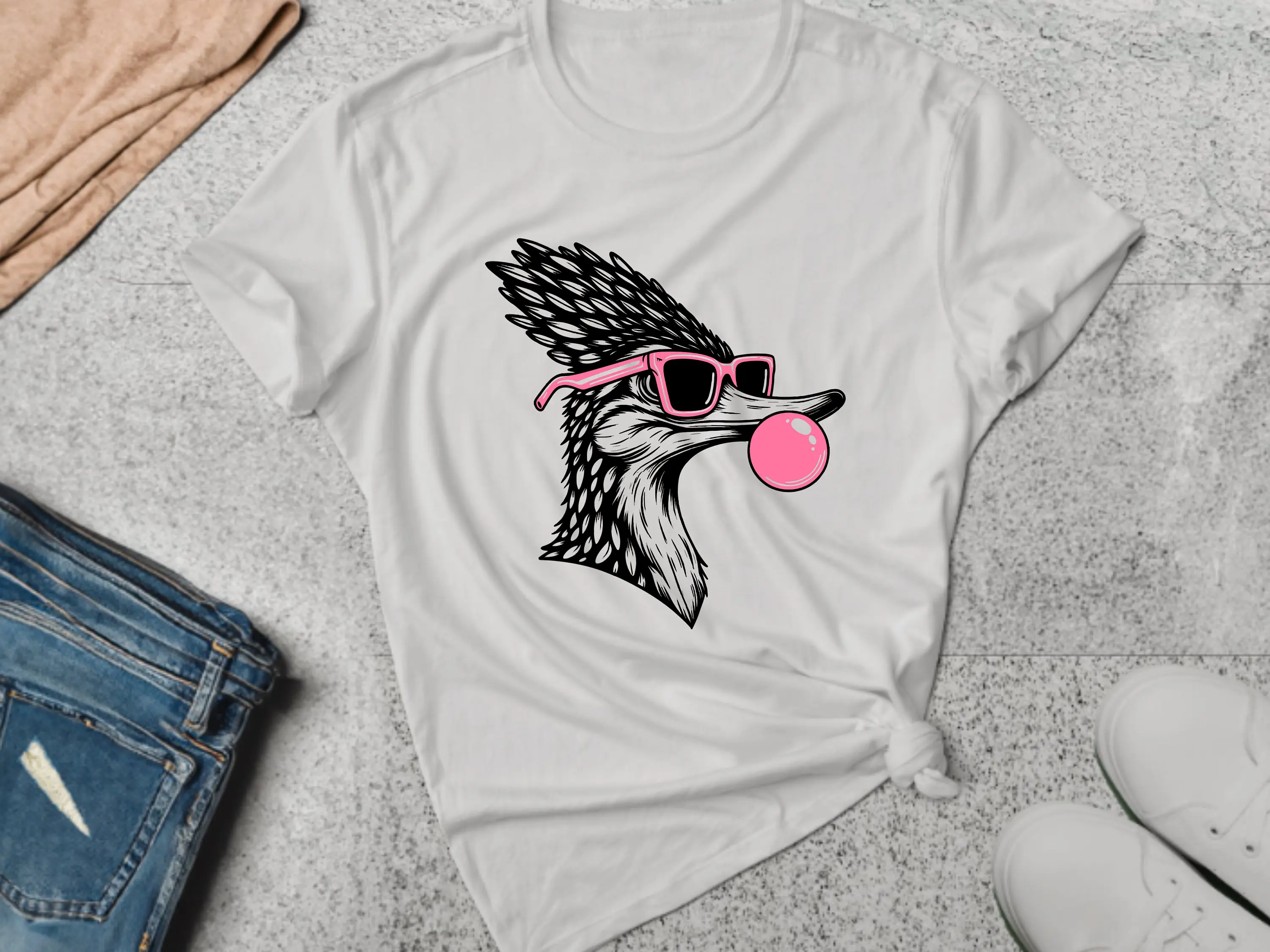 Roadrunner T Shirt Bird Lover Watcher Nature Runner Wild