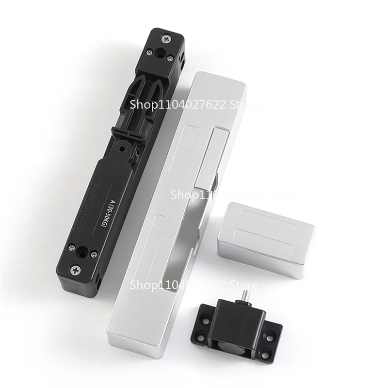 ABJI-Silent Door Closer Automatic Hydraulic Closing Damping Buffer Swing Door Mute Anti-Pinch Home Door Closing System