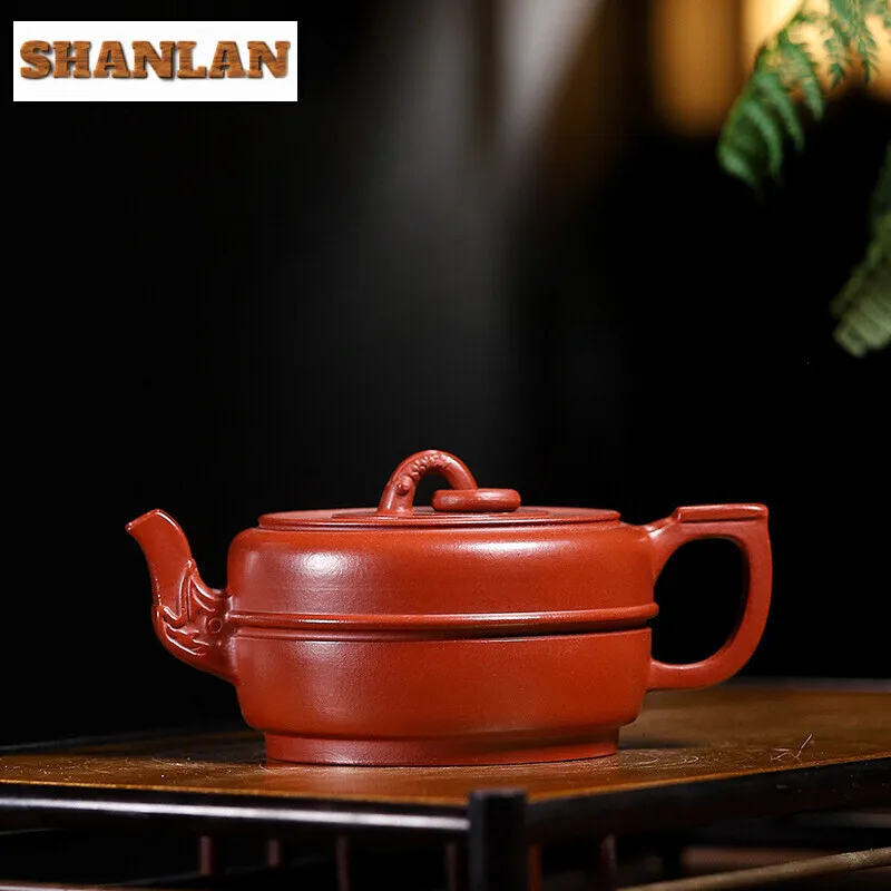 

240ML Handmade Yixing Purple Clay Teapots Handmade Beauty Pot Raw Ore Dahongpao Mud Kettle with Filter Zisha Tea Set Collection