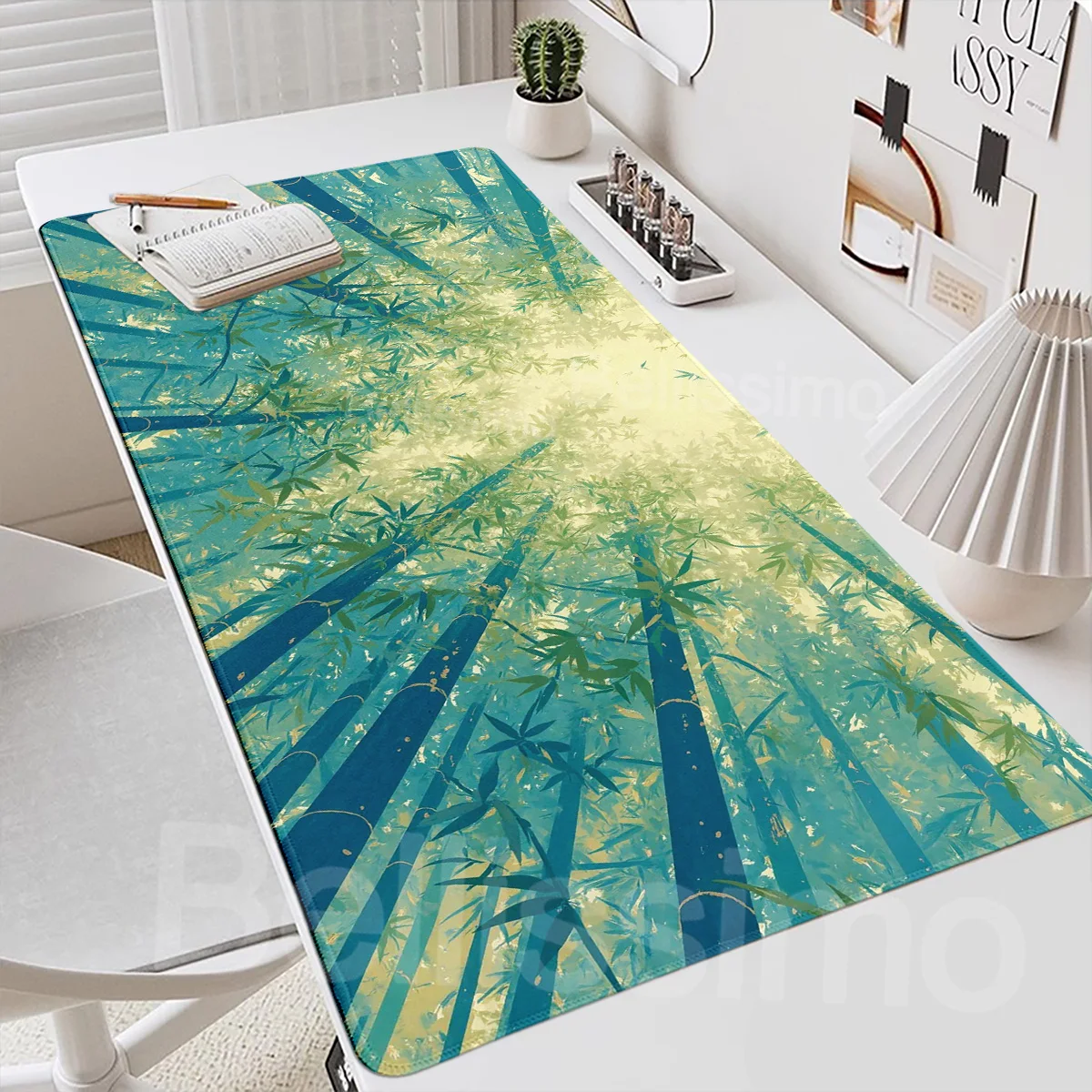 Light and Shadow in The Forest Mouse Pad Gamer Computer Home XXL MousePads Keyboard Pad Carpet Natural Rubber Non-slip Mouse Mat