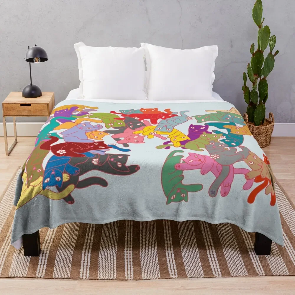

When the Dog's Awaya| Throw Blanket Breathable Lightweight Blanket for Adults Kids