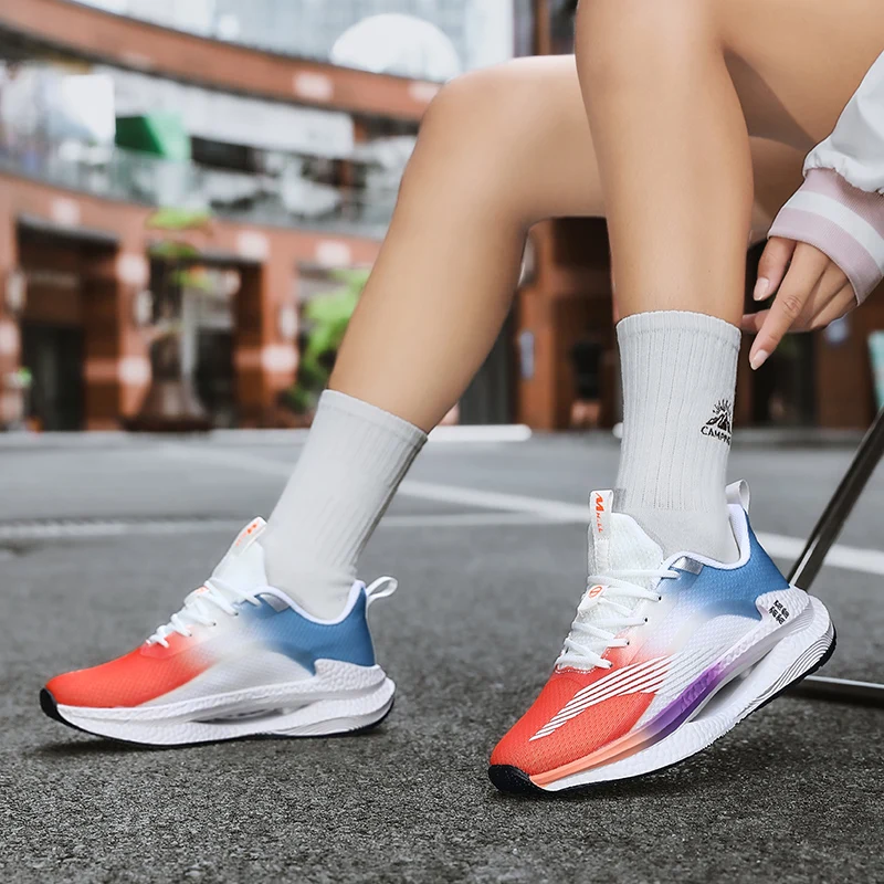 

2025 Men'S Running Shoes Are Breathable Lightweight Soft Soled Shock-Absorbing Casual And Comfortable Sports Shoes 36-45