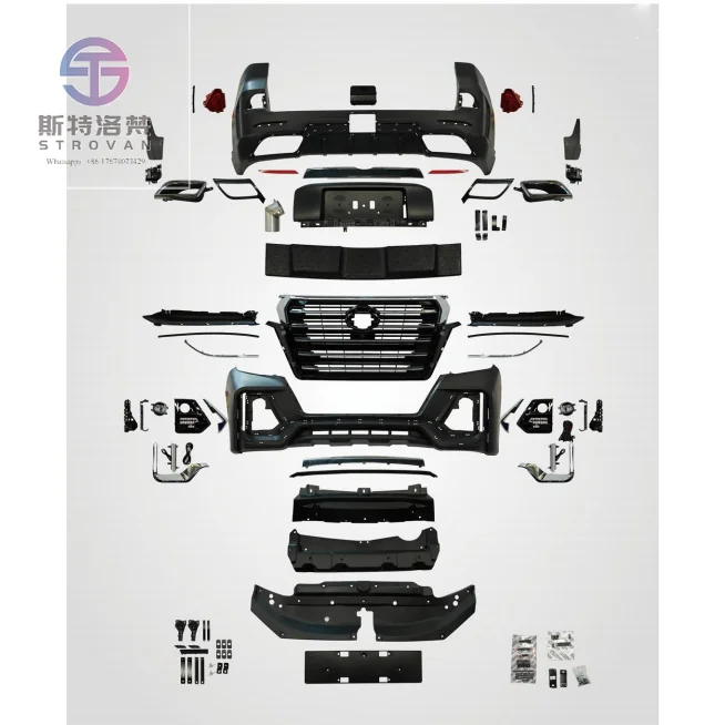 

Facelift Bodykit Front Bumper Grille Facelift for Prado NAVOGATOR Model Land Cruiser Bodykit Set for 2018 up 2023 Prado Body Kit