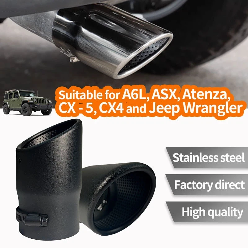 

For Jeep 2018-24 Wrangler Compass A6L CX5 modified exhaust tailpipe