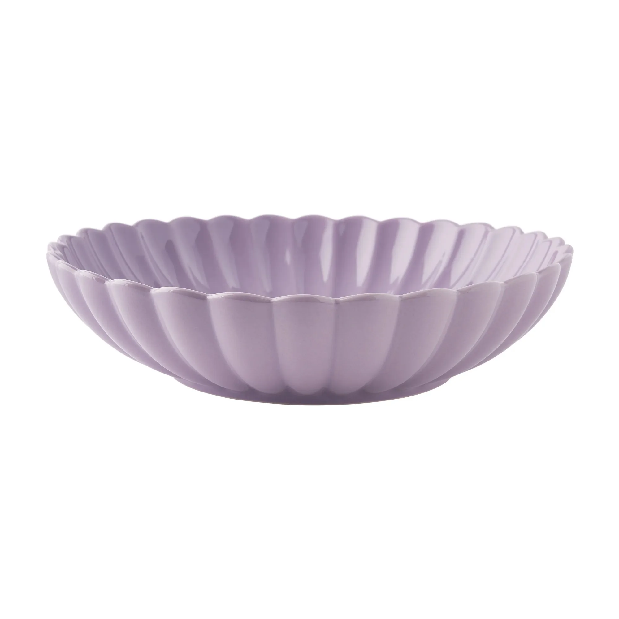 

Stoneware 11-inch Serving Bowl, Purple，Dishwasher and Microwave Safe
