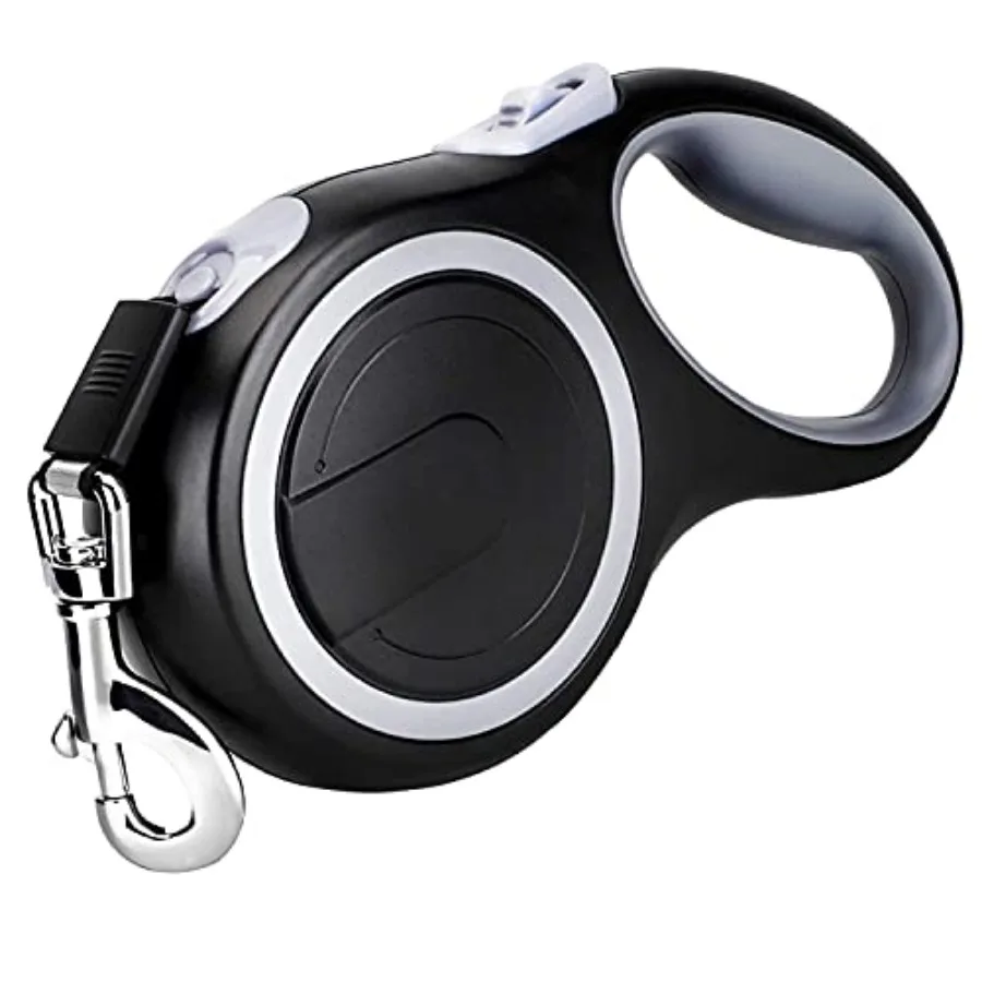

26Ft Retractable Dog Leash, Heavy Duty Great Leash for Dog up to 110 lbs, Anti-Slip Rubberized Handle, One-Handed Brake, Strong