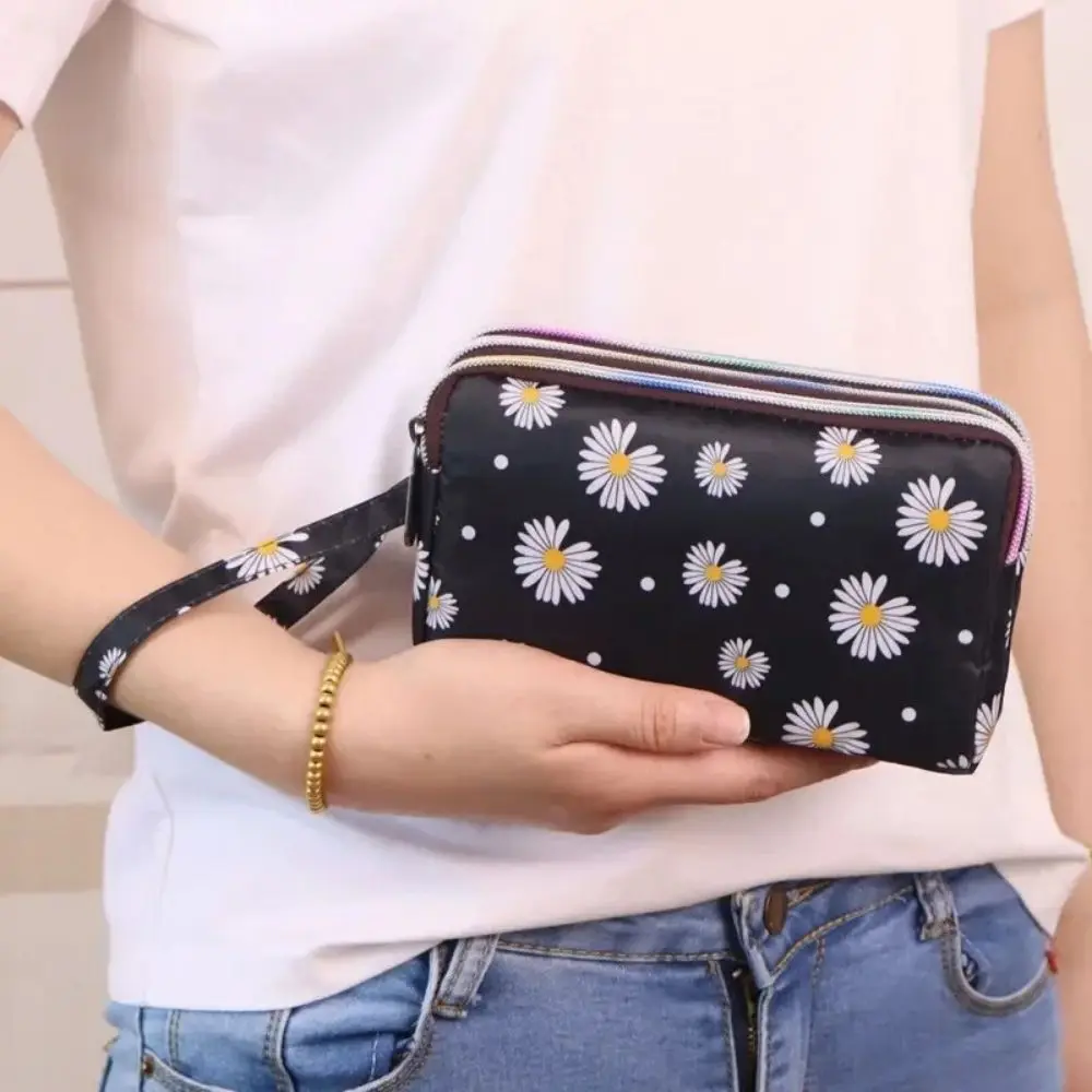 Women Short Wallet Small Fashion Luxury Brand Canvas Purse Ladies Card Bag For Women Clutch Female Purse Money Clip Wallet