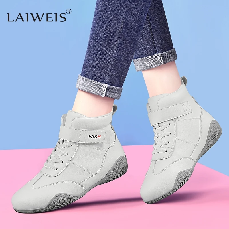 

Luxury Women's Boots Genuine Leather Ankle Boots Work Boots Handmade Outdoor woman Luxury Boots High help Casual Shoes Trekking