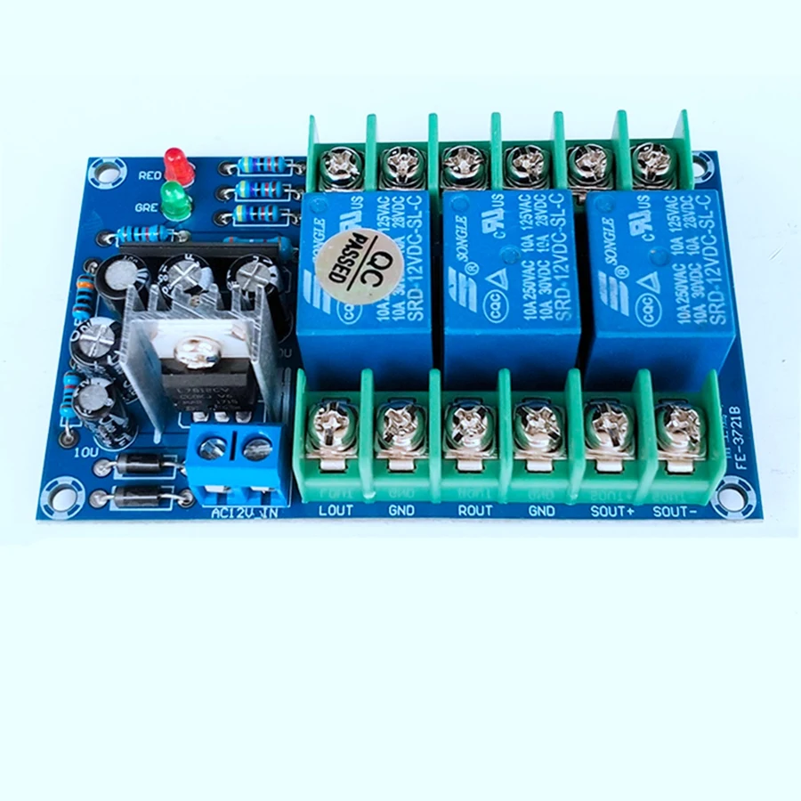 Dual Channel Speaker Protection Circuit Board High-Power Audio Amplifier Speaker Protector