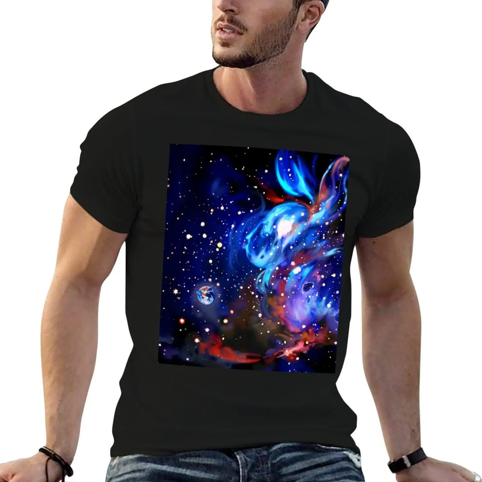 

Cosmic Rabbit T-Shirt funny t shirts dark humor anime t shirts for man essential t shirt T-shirt