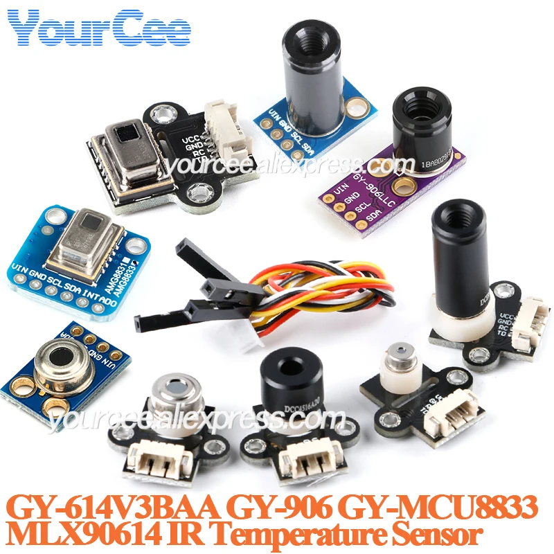 AMG8833 IR Infrared Sensor Module 8*8 Thermal Imager Imaging Array Temperature Sensor Camera Sensor MLX90614 GY-906 GY-614V3