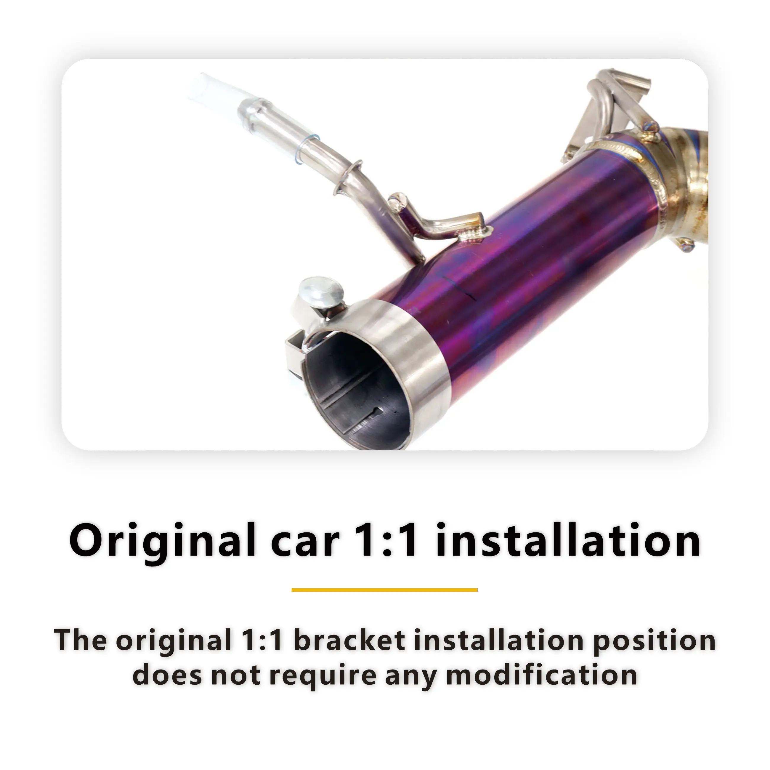 

HMD Exclusive Customization Titanium Alloy Straight Catback Exhaust for Ferrari 458 Triple Outlet X-Pipe Design Auto Parts
