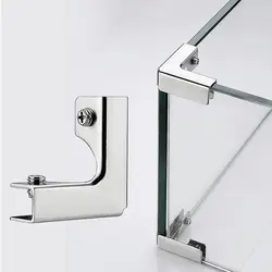 Hot 304 Stainless Steel T-cross Angle Corner Code L-type  Glass Clip Corner Buckle Reinforcement Guard Rustproof Fixing Hardware