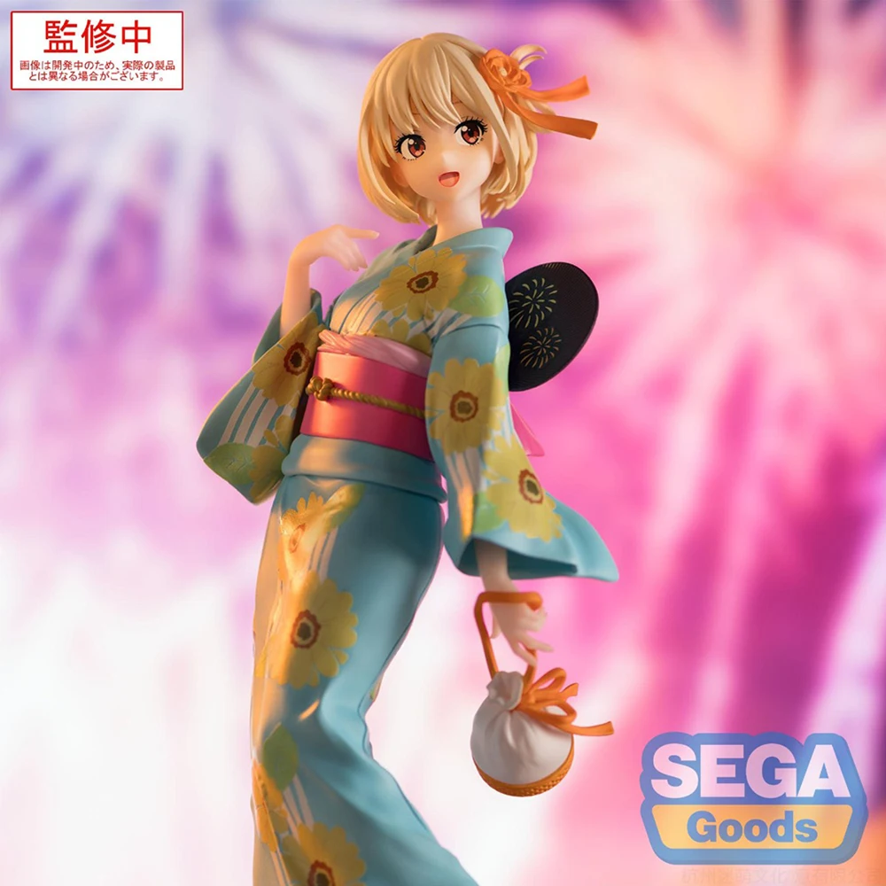 Em estoque original genuíno sega luminasta lycoris inoue takina nishikigi chisato (ukata de omatsuri) figura brinquedos colecionáveis