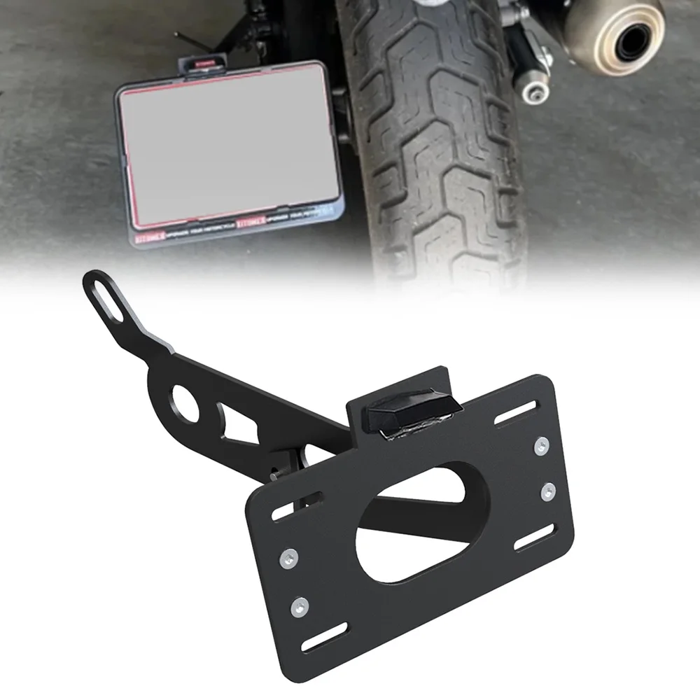 

For Yamaha XV535 Virago 1987-2003 XV1100 Virago 1986-1996 Motorcycle License Plate Relocation Bracket / Fender Eliminator Kit