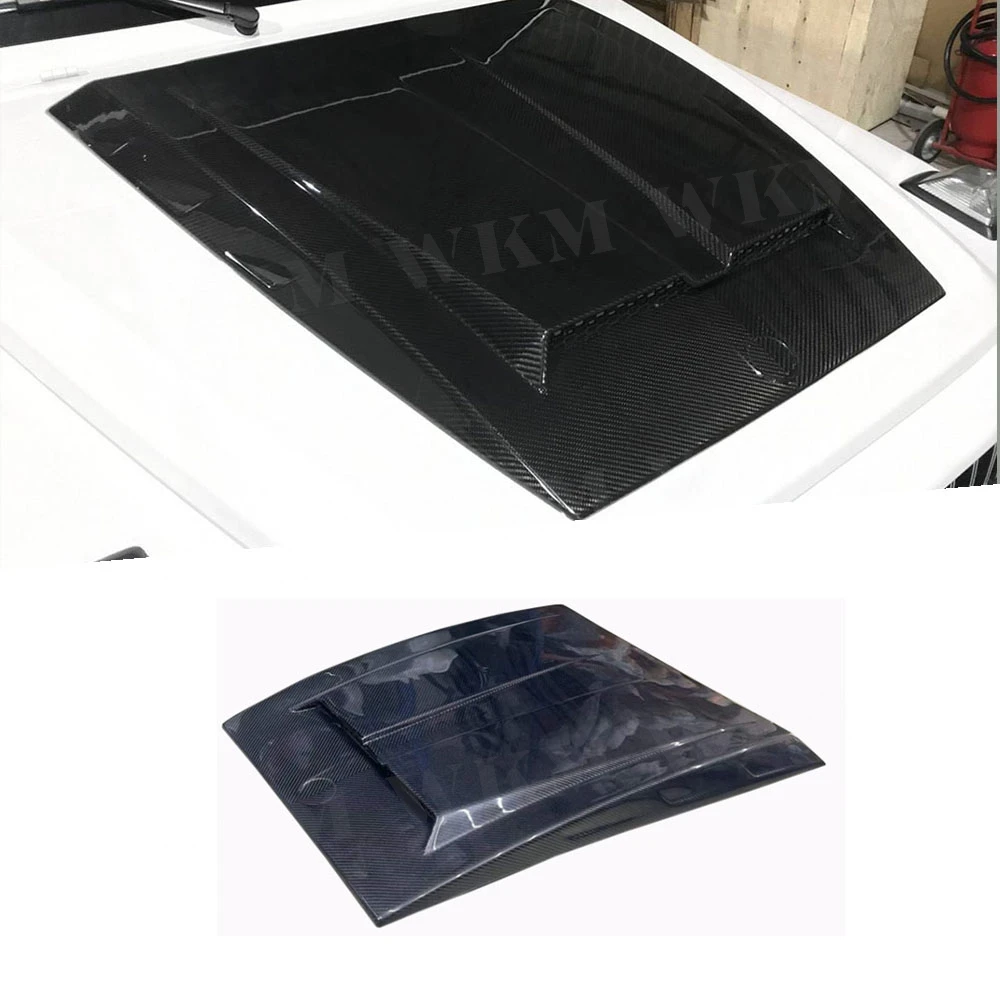 

Dry Carbon Fiber Front Engine Hood Vent Cover for Mercedes Benz G-CLASS W463 G500 G550 G55 G63 FRP Bonnet Cap Car Styling