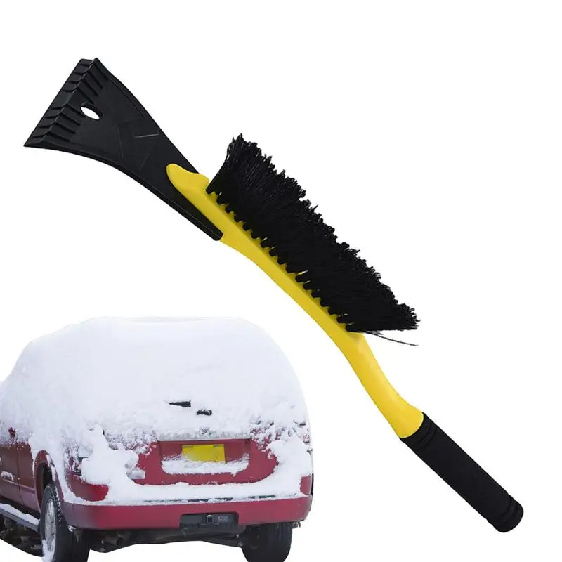 

Snow Brush With Ice Scrapers Portable Snow Shovel Ice Scraping Tool Ergonomic Grip Detachable De-Icing Cleaning Tool Paint