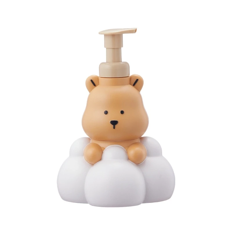 250/500ml Foam Dispenser Bathroom Cartoon Bear Hand Sanitizers and Shampoo Bottle with Refillable Container