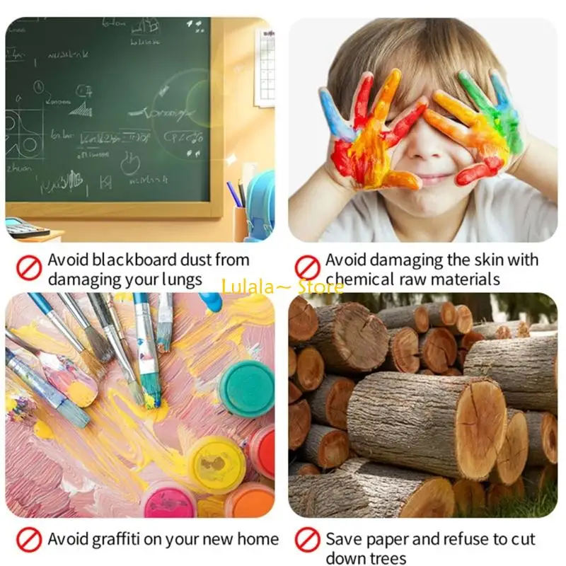 

Y4QA Lightweight Writing Board For Kids Reusable Sketch Pad Handheld Design Travel Friendly Educational Toy Ages 3-8 Years