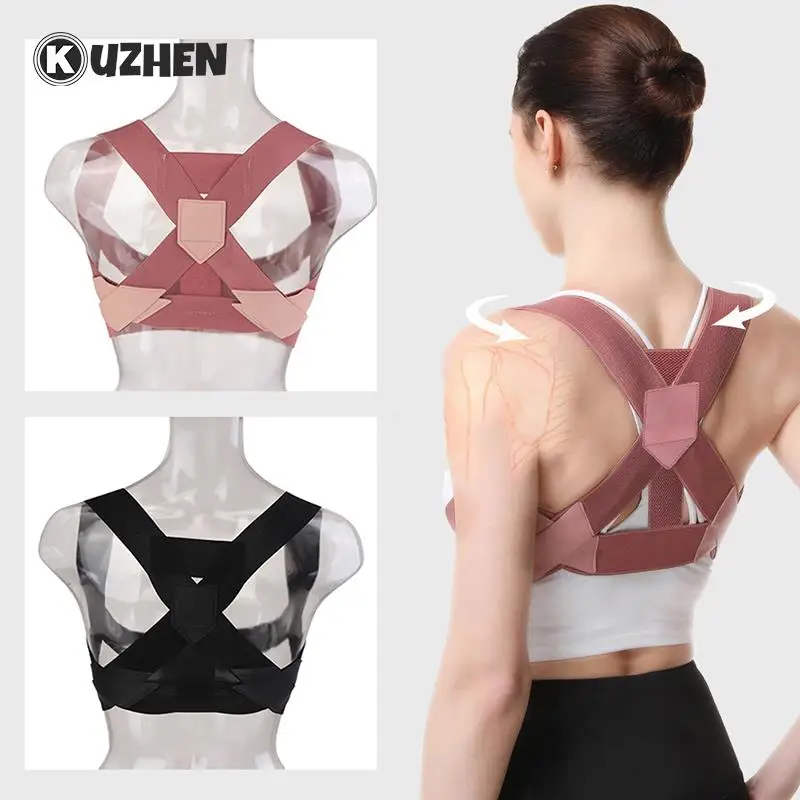 Chest Posture Corrector Invisible Body Shaper Women Adjustable Elastic Back Support Belt Shoulder Brace Body Shaper Corset