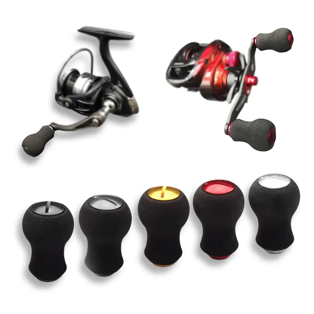 Carretel de pesca botão isca fundição carretel molinete de pesca reparação peça reposição para daiwa/shimano carretéis substituição botões eva