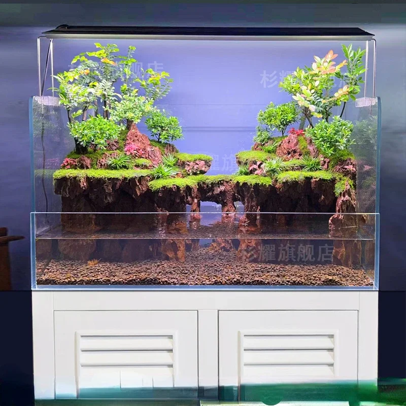 

Экологический аквариумный бак для заводской комнаты, нижний фильтр, большой НДС, ландшафтный аквариум