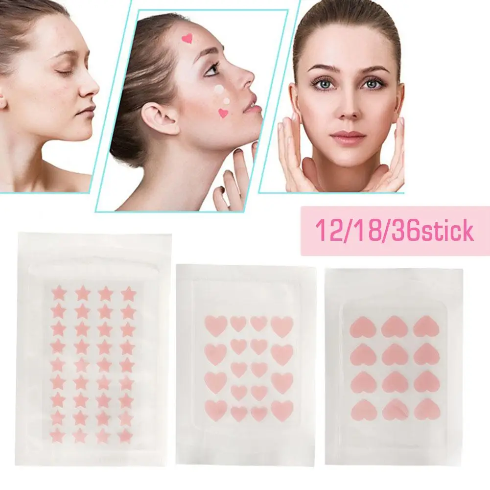 1 Sheet Star Pimple Acne Removal Skin Care Stickers Makeup Concealer Accessories Care Spot Beauty Skin Facial R3Y4