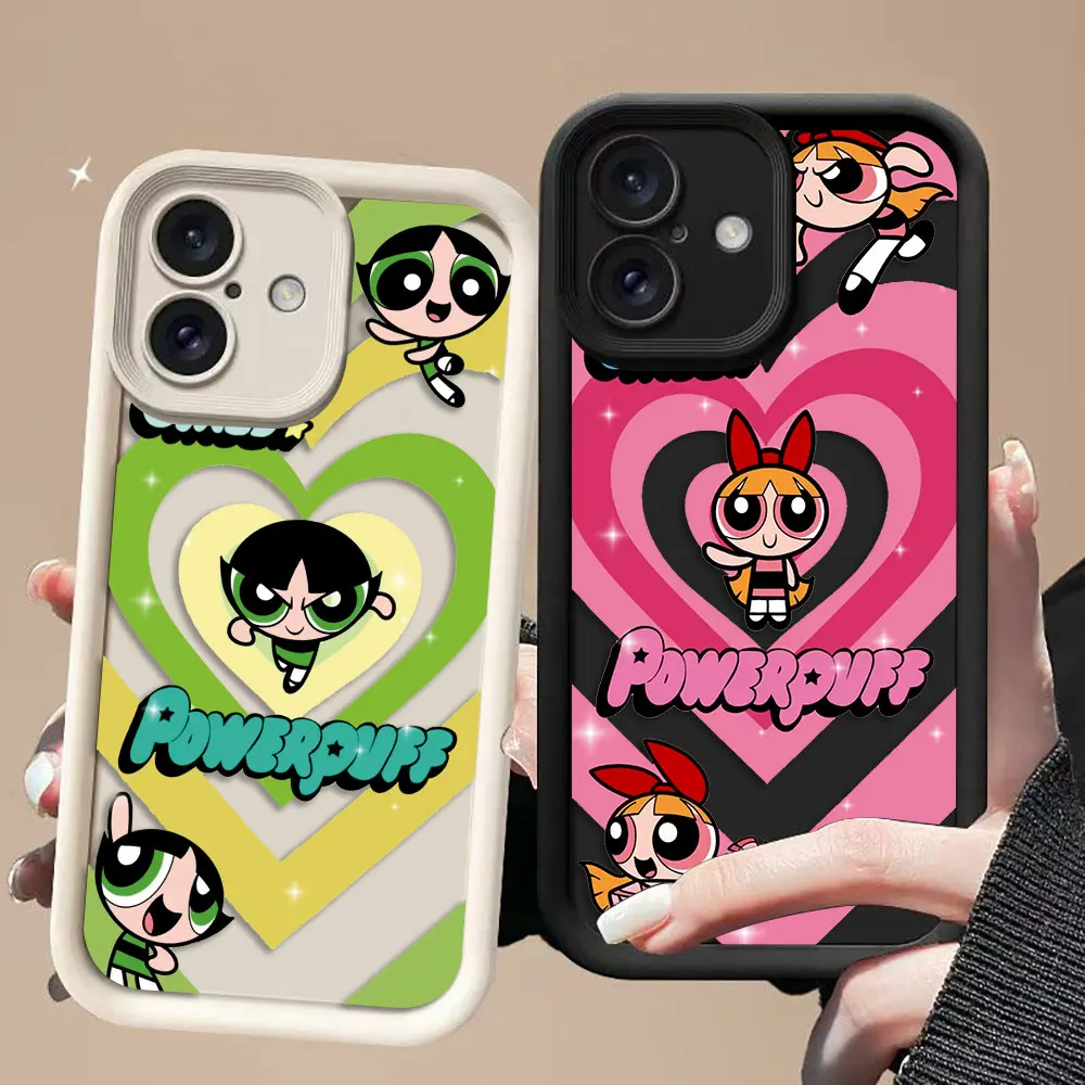

P-Powerpuff Girls Blossom Phone Case For MOTO G9 G22 G24 G30 G32 G52 G53 G54 G60 G75 G84 G85 E22 E32 E40 EDGE 40 50 60E TPU Case