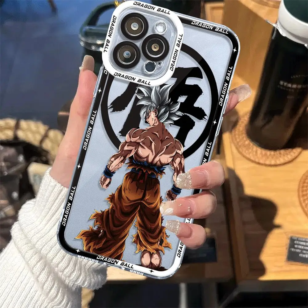 Anime Dragons Balls Phone Case for Apple iPhone 11 13 14 ProMax 15 Pro 7 8 Plus 12 Mini X XS Max XR SE 2022 Silicone Cover