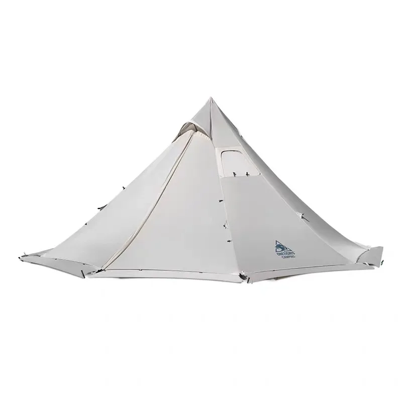

OneTigris Two Person 2000mm Waterproof Pyramid Tent Camping Tent Included a Detachable half Tent Floor Trekking Backpacking Tent