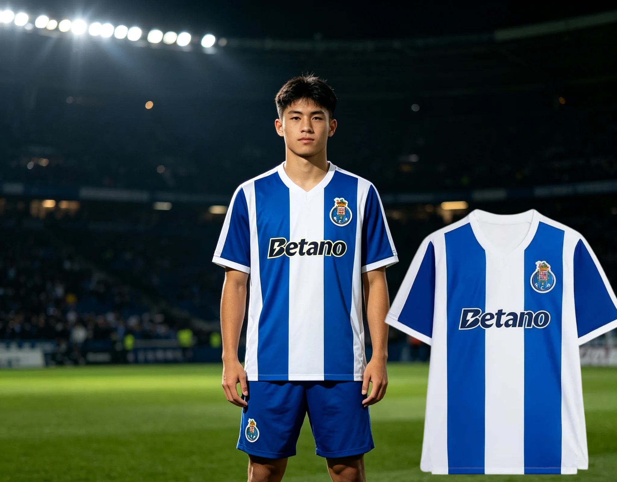 26-27 FC Porto Fußballtrikot Heim- & Auswärtstrikot Schnelltrocknend, Leichtes Freizeit-Sommer-Sportshirt für Herren Atmungsaktiv – Detail 3