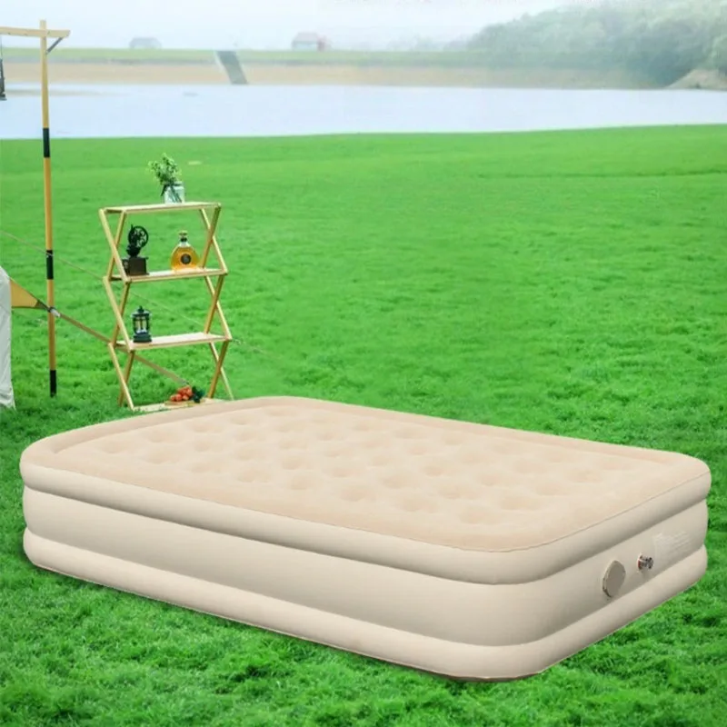 

Folding Thickened Household Air Mattresses Portable Lightweight Outdoor Travel Air Mattresses Multi-functional Camp Sleeping Mat
