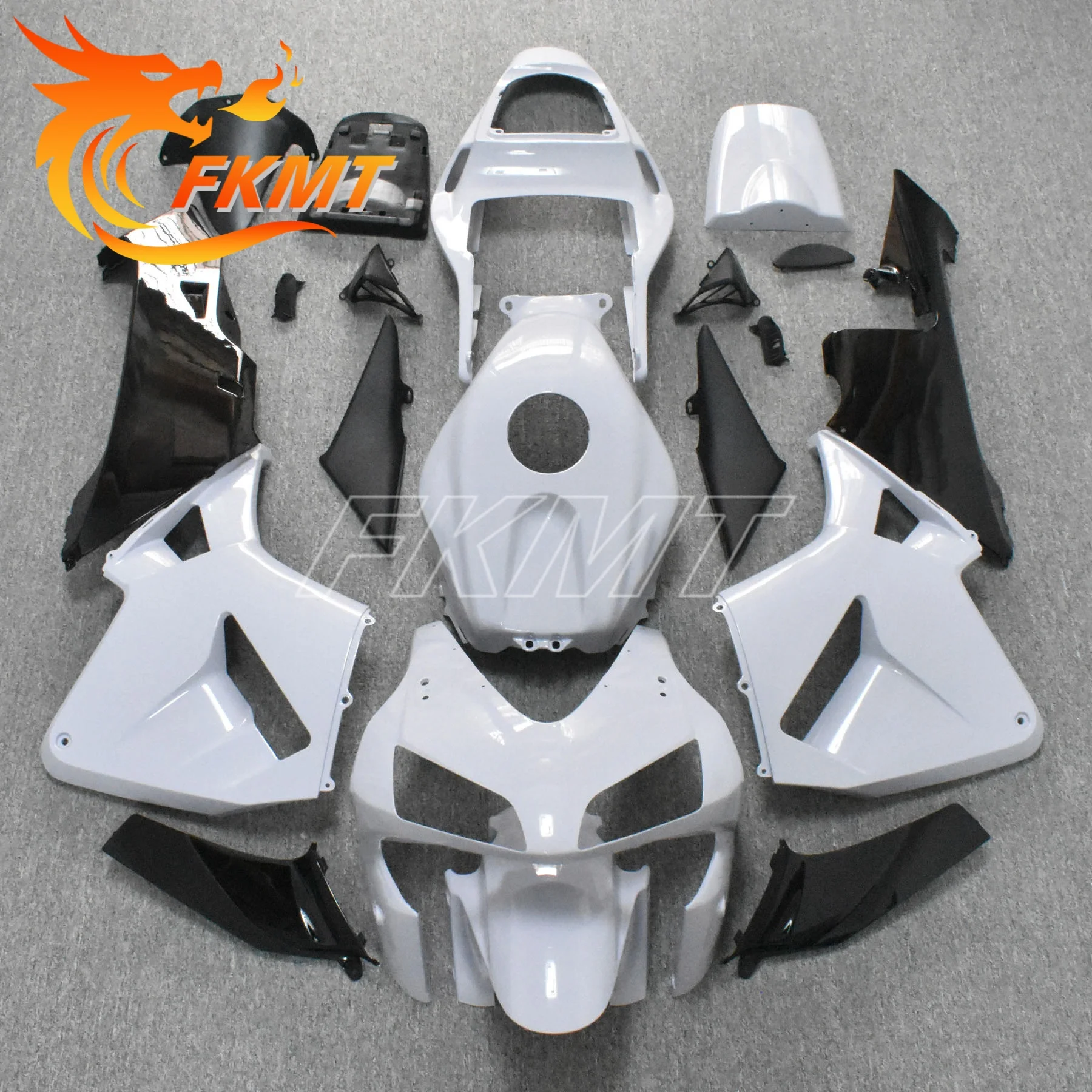Motorcycle Fairings Kit for HONDA CBR600RR F5 CBR 600RR CBR600 2003 2004 03 04 Injection Fluo Yellow Black Bodywork Accessories