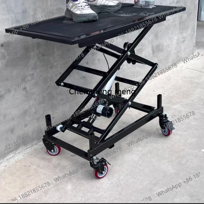 

Electric folding lift household interior decoration mobile trolley lift platform