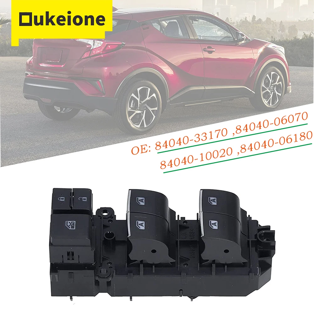 

Кнопка переключения стеклоподъемника Power Master для Toyota Corolla C-HR RAV4 84040-33170 84040-06070 84040-10020 84040-06180