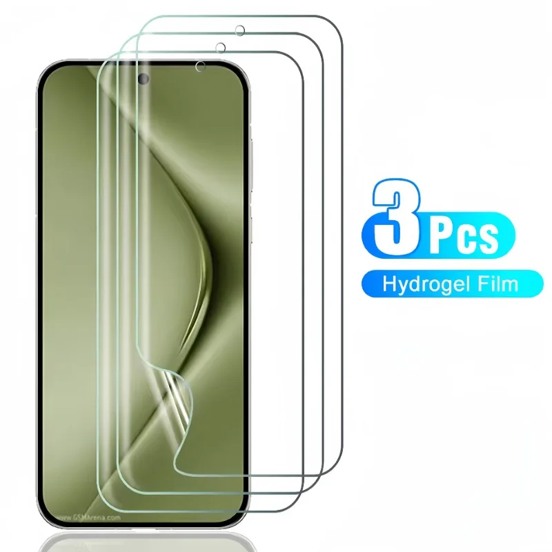 3Packs Full Coverage Screen Protector For Huawei Pura 70 Pro 70 Ultra Thermoplastic Polyurethane Hydrogel Film Anti-Fingerprint