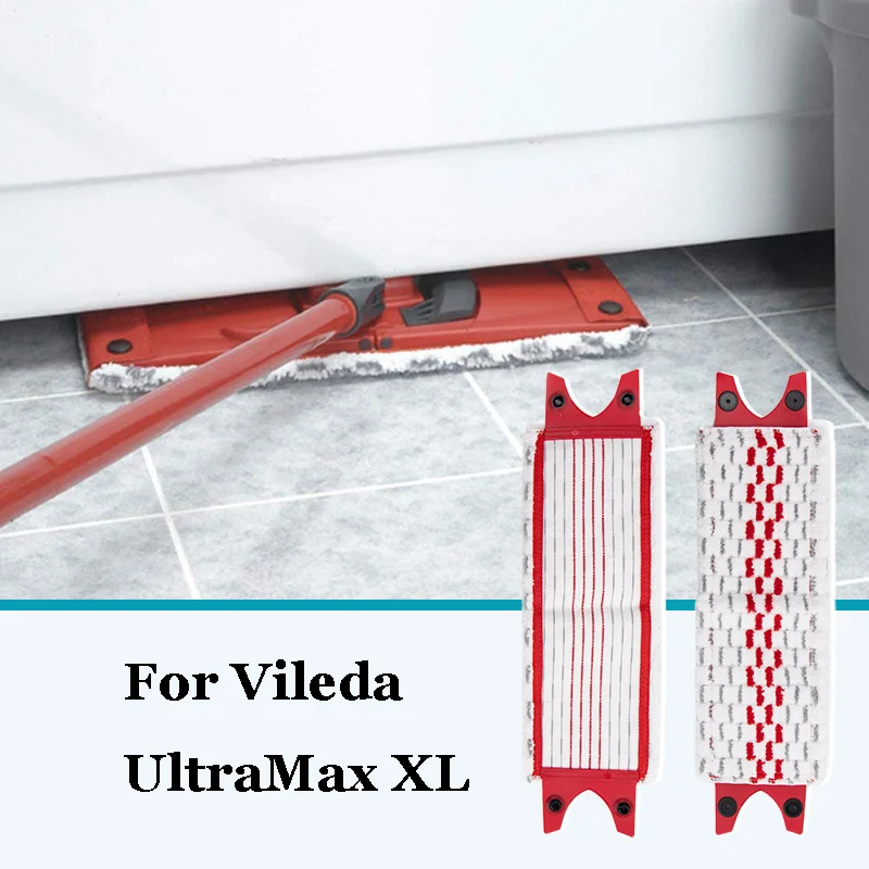 Replacement For Vileda UltraMax XL Reusable Flat Spin Mop Cloth Quick Drying Machine Washable Microfiber Floor Mop Pads